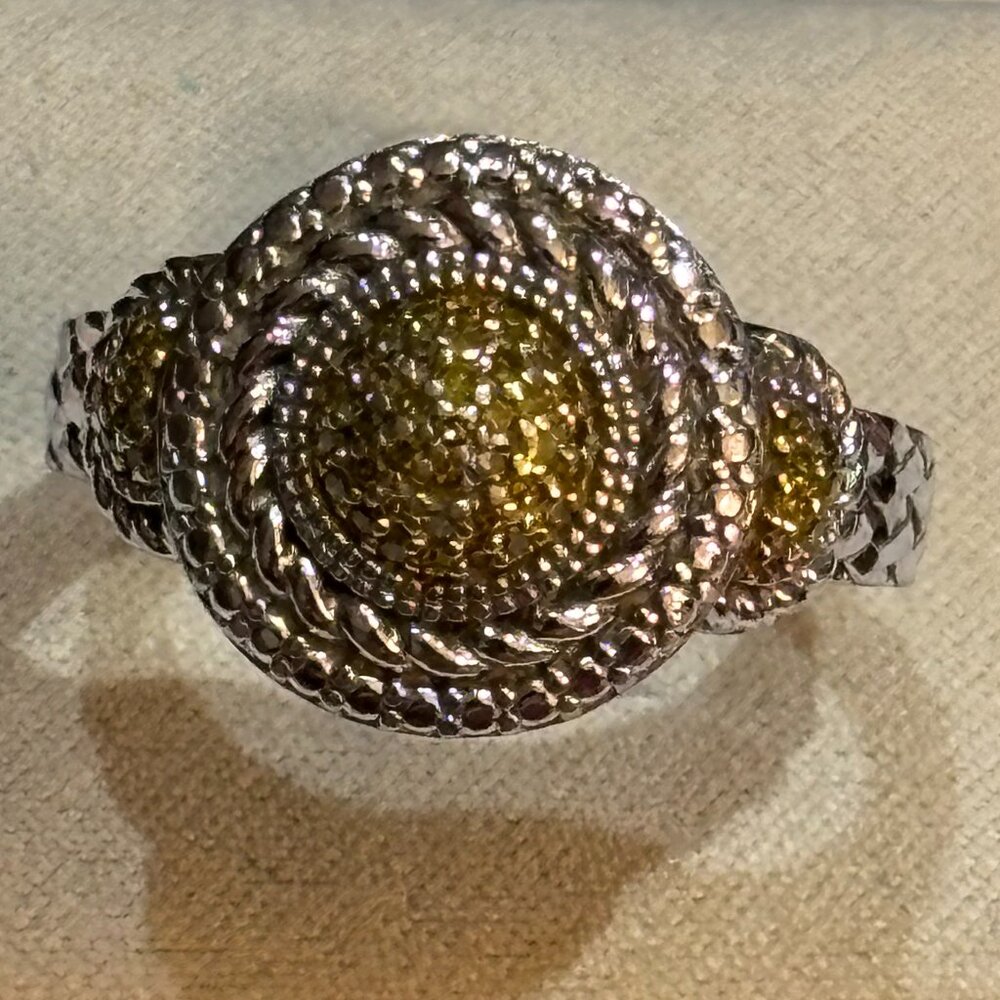 Affinity Diamond Sterling Silver Ring - image 1